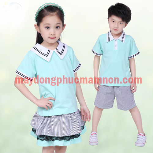 May đồng phục mầm non xuân hè | may dong phuc mam non xuan he